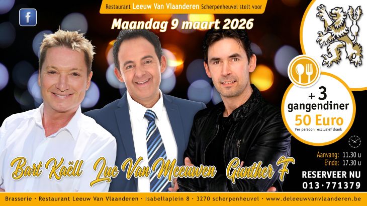 Bart Kaëll, Luc Van Meeuwen & Gunther F Bart Kaëll, Luc Van Meeuwen & Gunther F