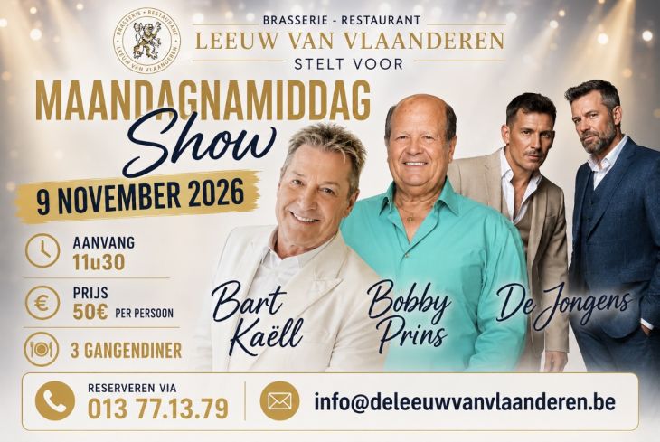 Bart Ka&euml;ll, Bobby Prins & De Jongens