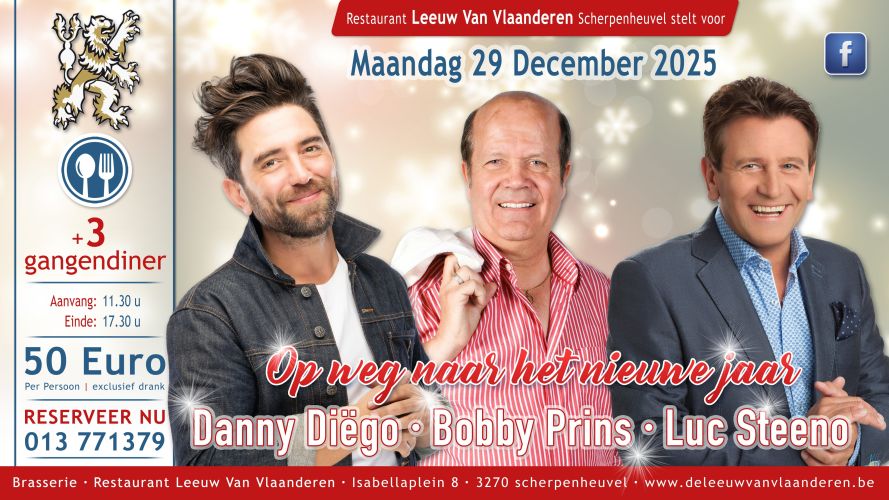 Danny Di&euml;go, Bobby Prins & Luc Steeno